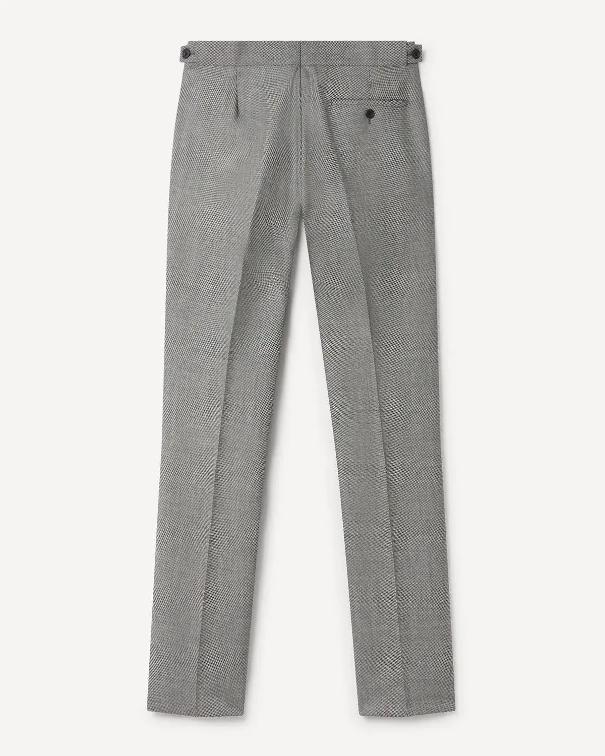 Kilgour SB1 Tailored Birdseye Wool Suit Black – Savile Row Menswear Outlet | Malford of London