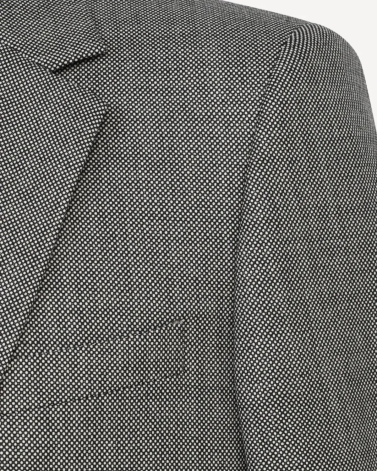 Kilgour SB1 Tailored Birdseye Wool Suit Black – Savile Row Menswear Outlet | Malford of London