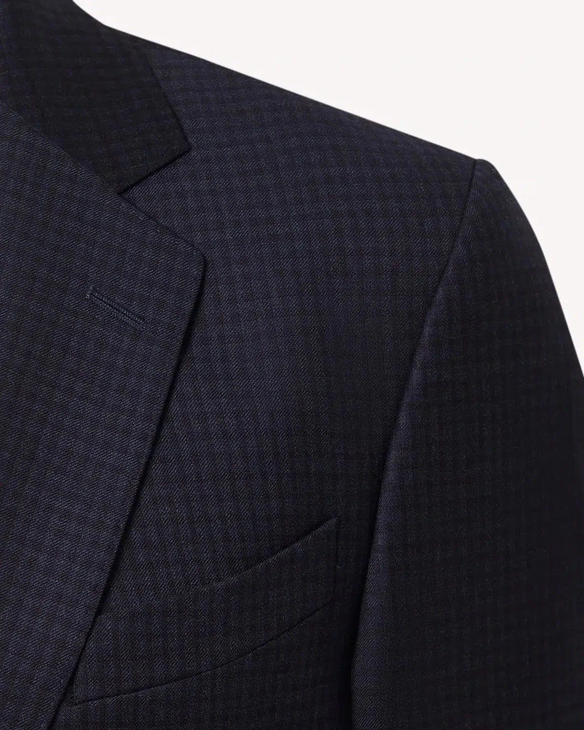 Richard James Club Check Jacket Navy Blue - Malford_of_London_Tailoring_Archive