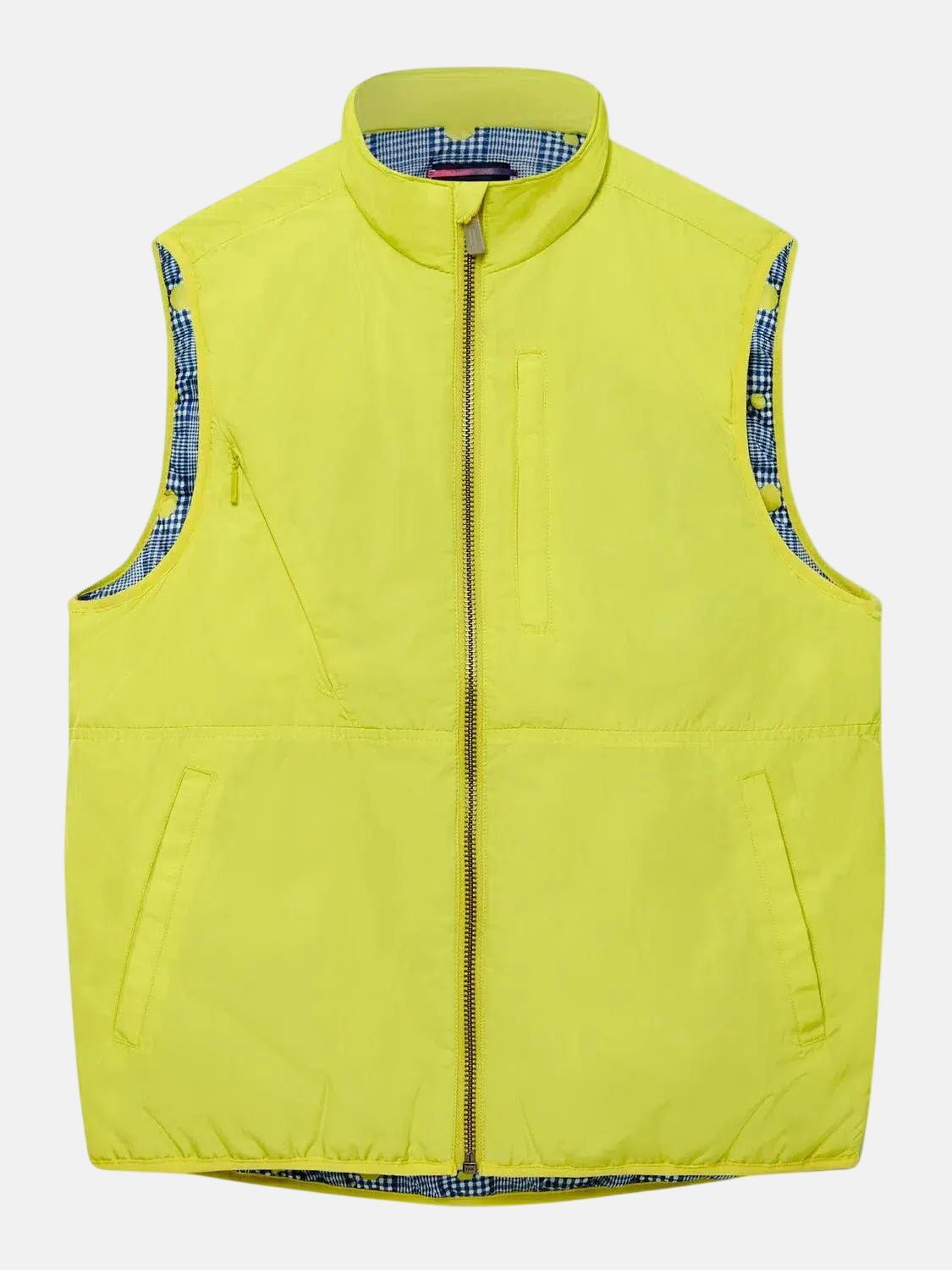 Richard James Gilet Vest Bright Lime - Malford_of_London_Tailoring_Archive