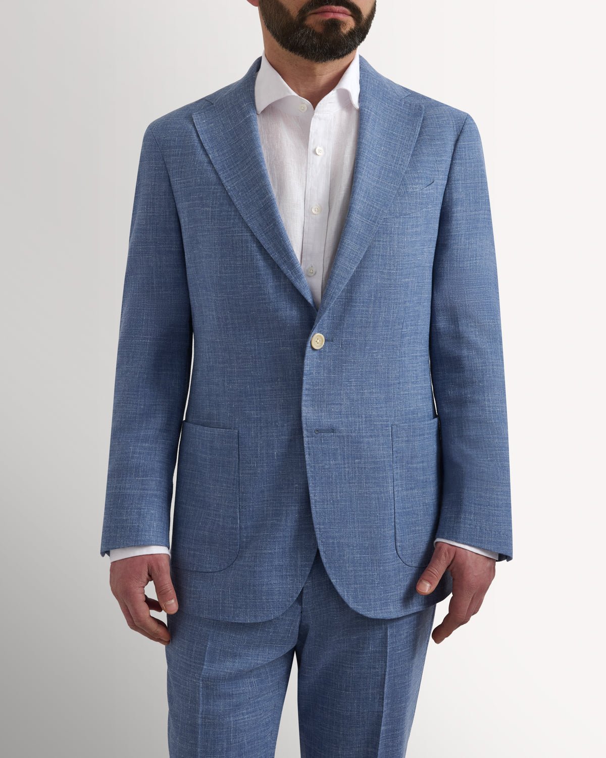 Richard James London Berwick Travel JKT Blue – Savile Row Menswear Outlet | Malford of London
