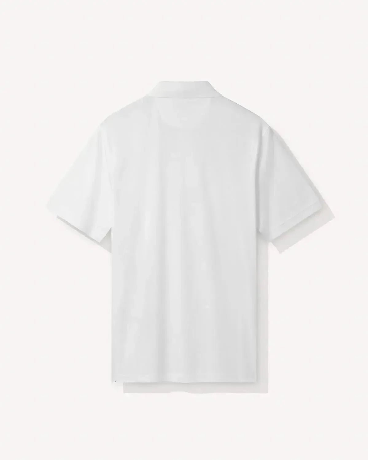 Richard James Mercerised Cotton Polo Shirt White - Malford_of_London_Tailoring_Archive