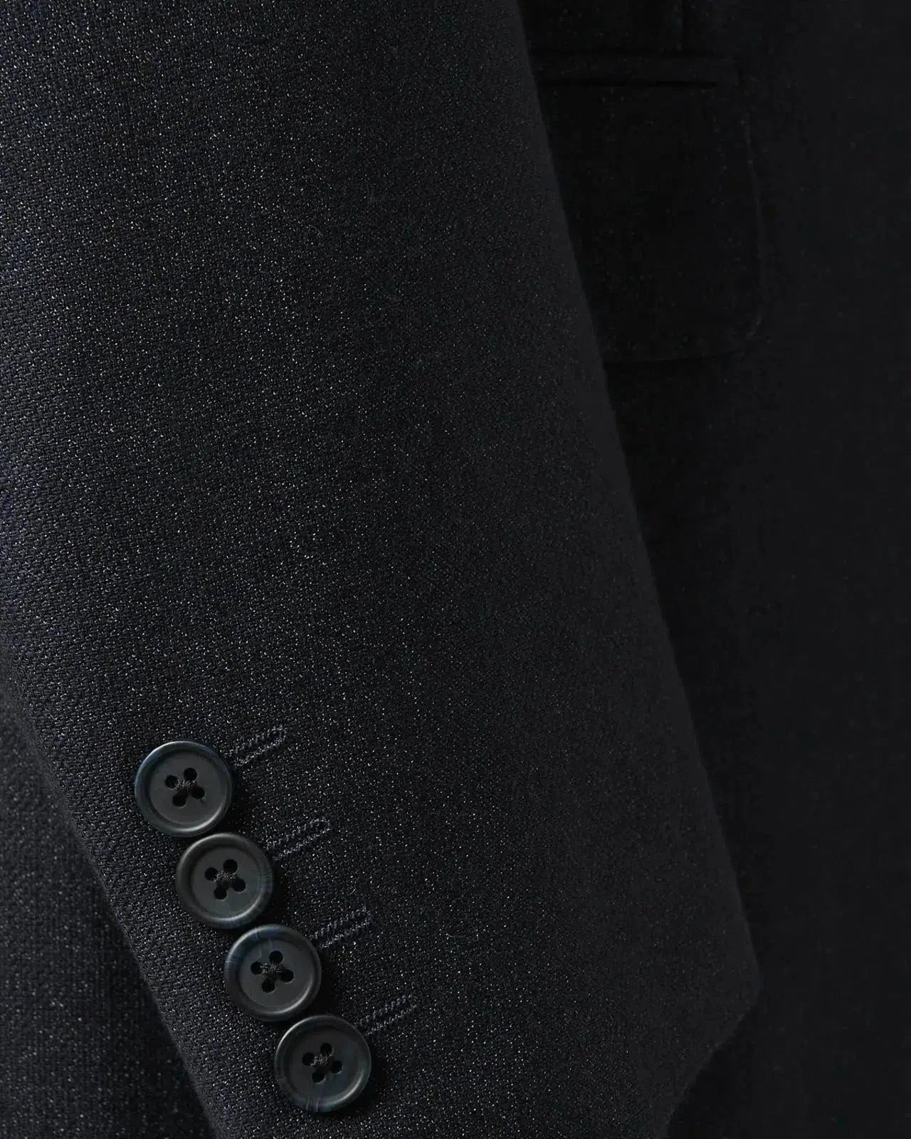 Richard James SB2 Single Breasted Textured Suit Navy - Malford_of_London_Tailoring_Archive