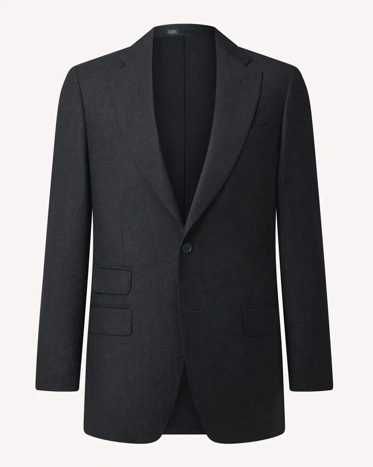 Richard James SB2 Single Breasted Textured Suit Navy - Malford_of_London_Tailoring_Archive