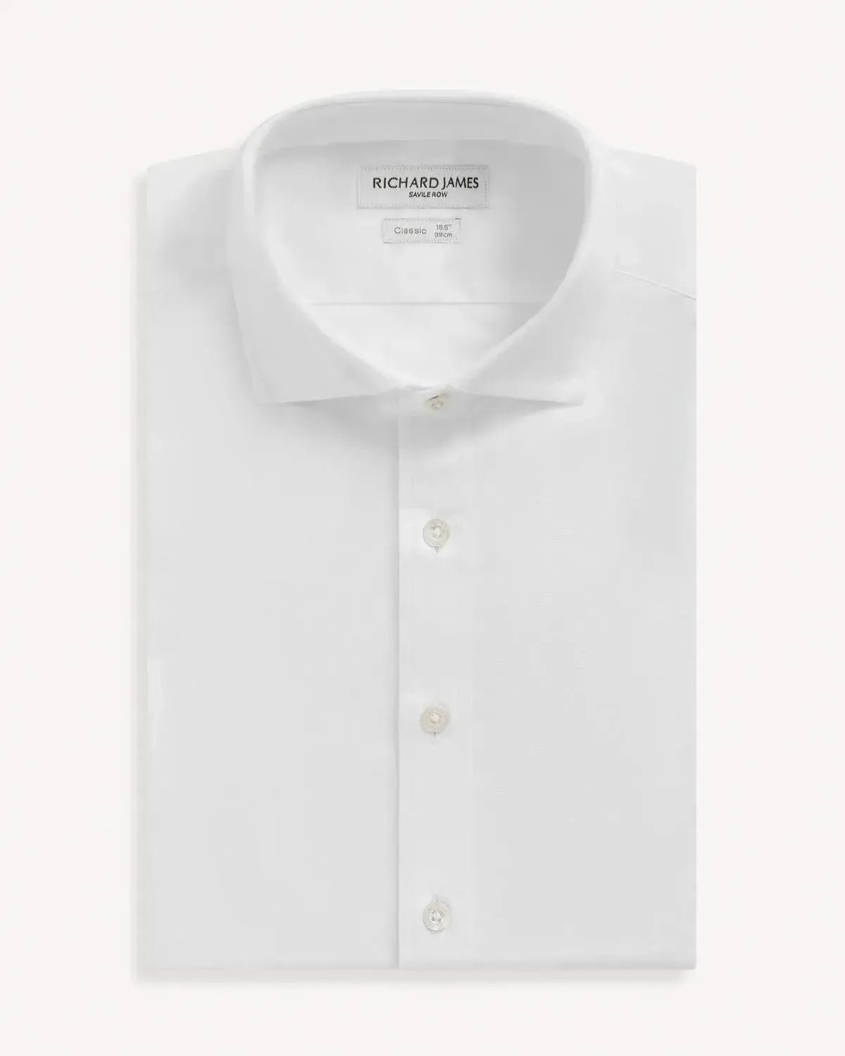 Richard James White Oxford Cotton Shirt – Savile Row Menswear Outlet | Malford of London