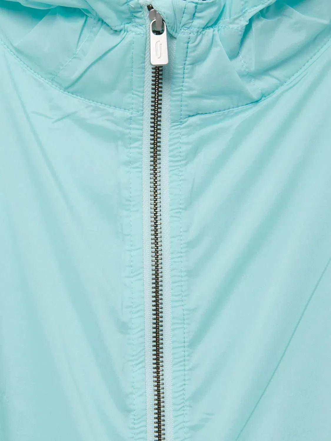 Richard James Zip Through Woven Hoodie Aqua - Malford_of_London_Tailoring_Archive