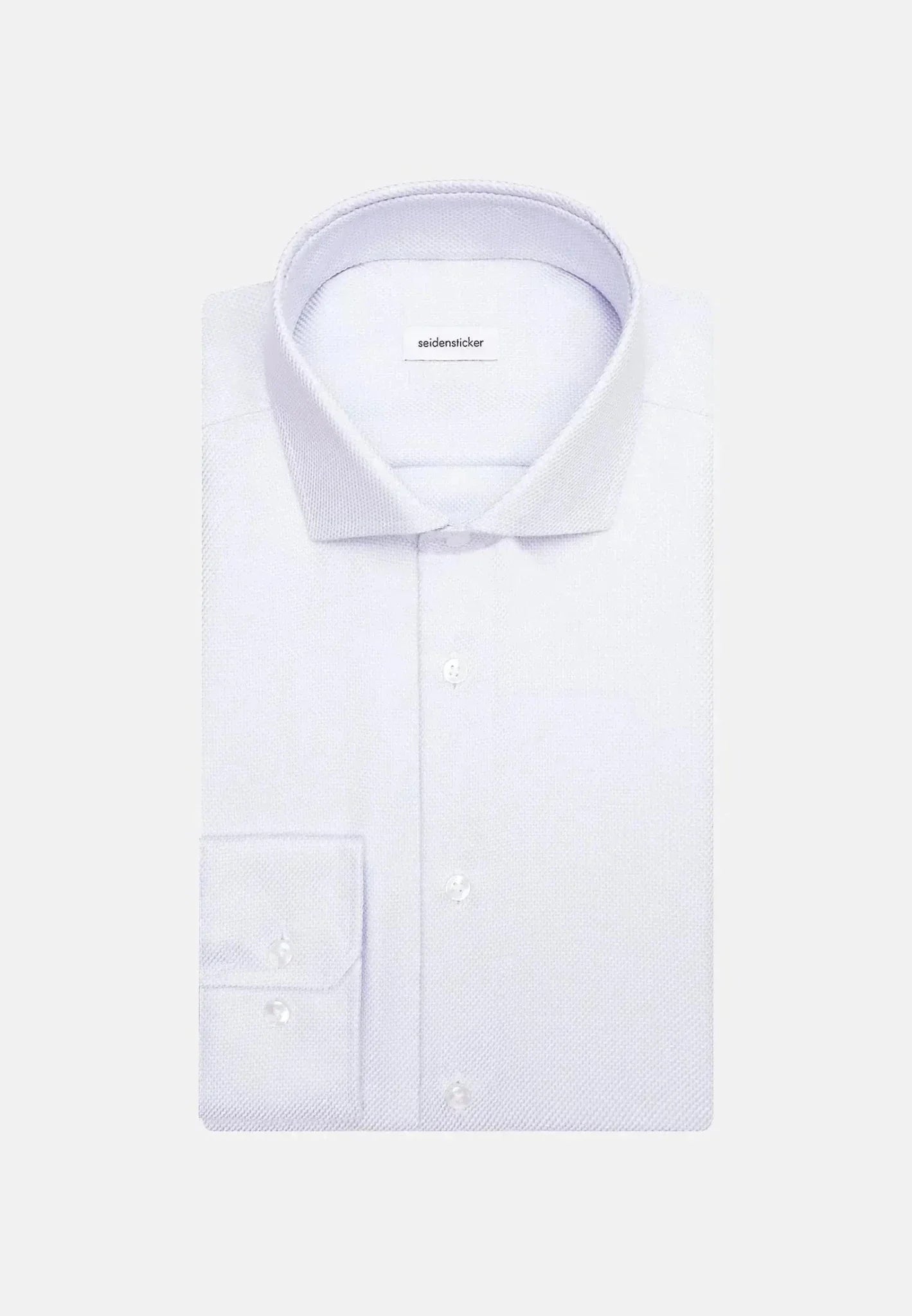 Seidensticker Regular Fit No Iron Spread Kent Structured Business Shirt Light Blue – Tailored Menswear | Malford of London