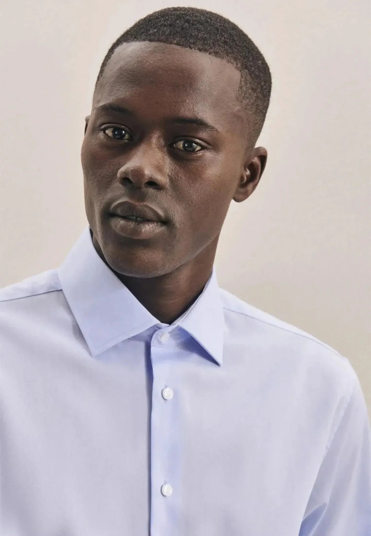 Seidensticker Shaped Fit No Iron Kent Collar Business Shirt Light Blue – Tailored Menswear | Malford of London