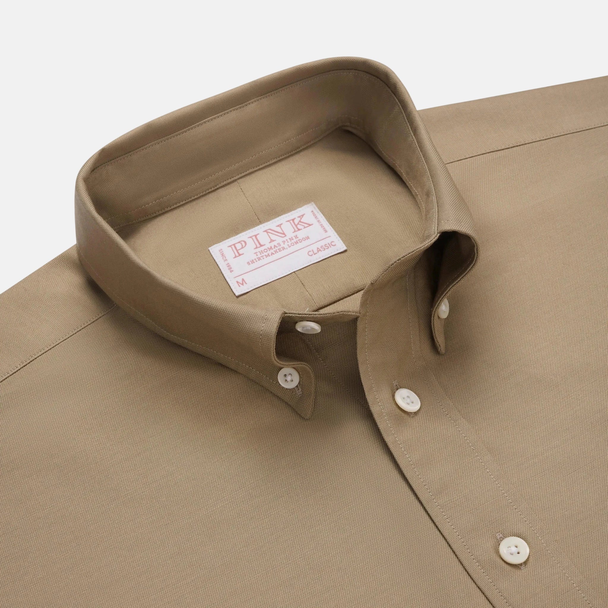 Thomas Pink Classic Fit Smart Casual Oxford Cotton Shirt – Savile Row Menswear Outlet | Malford of London