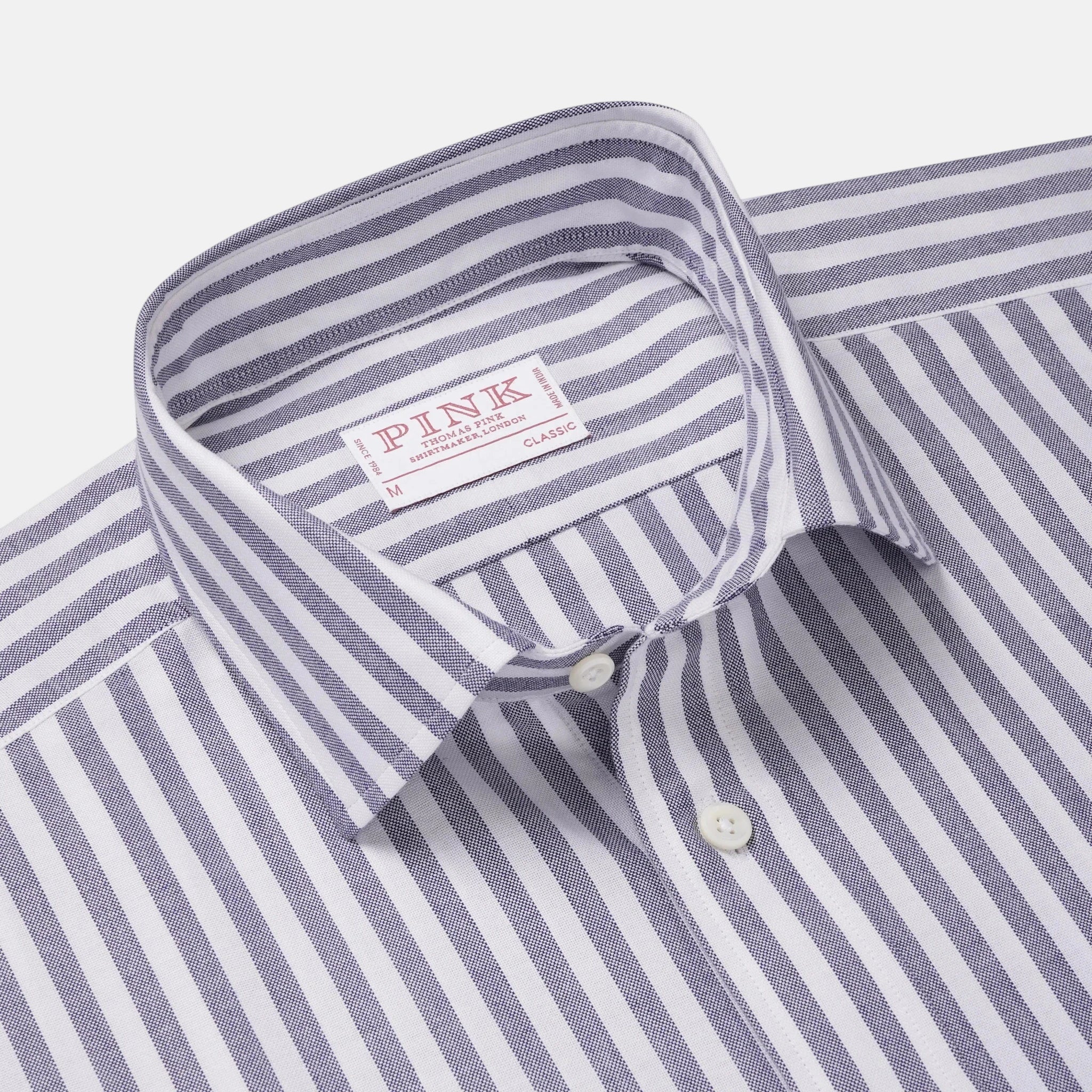Thomas Pink Classic Fit Smart Casual Woven Stripe Shirt – Savile Row Menswear Outlet | Malford of London