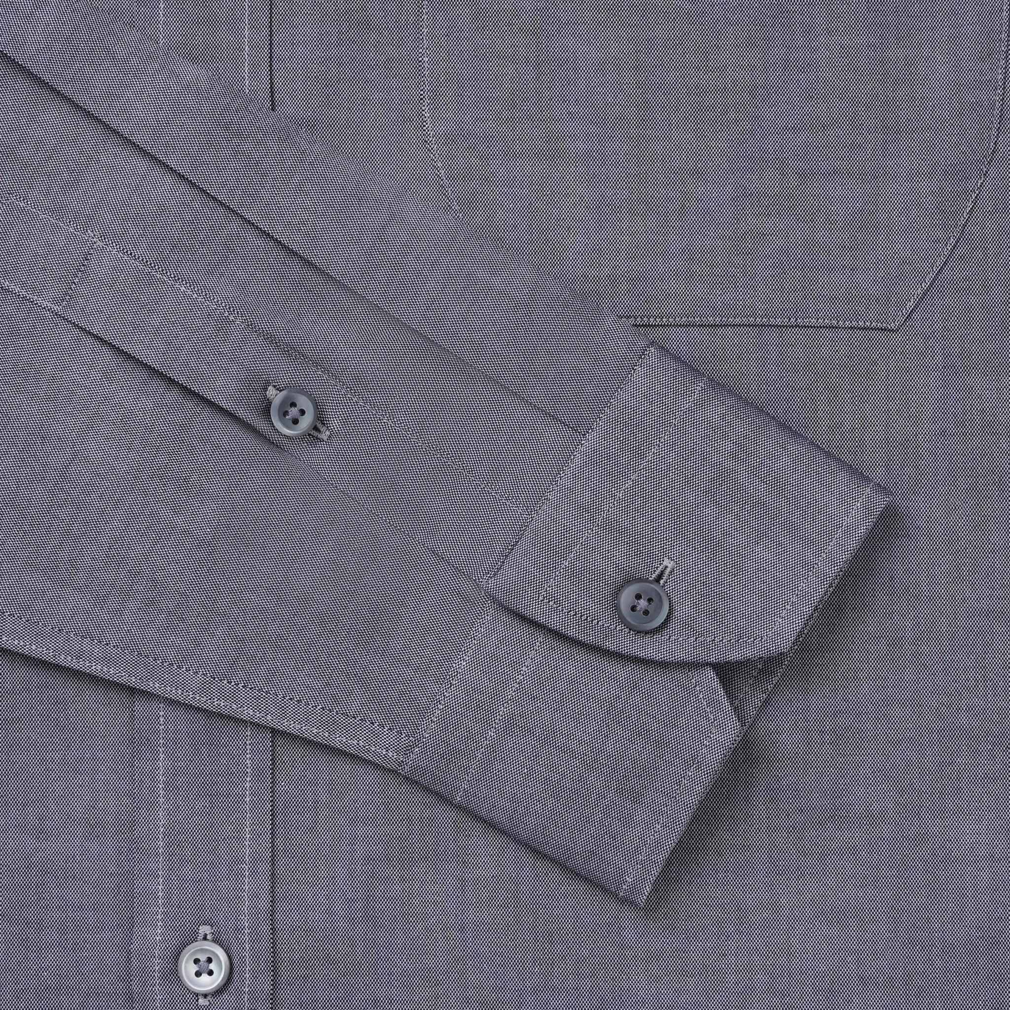 Thomas Pink Shirt Classic Fit Plain Grey Cotton – Savile Row Menswear Outlet | Malford of London