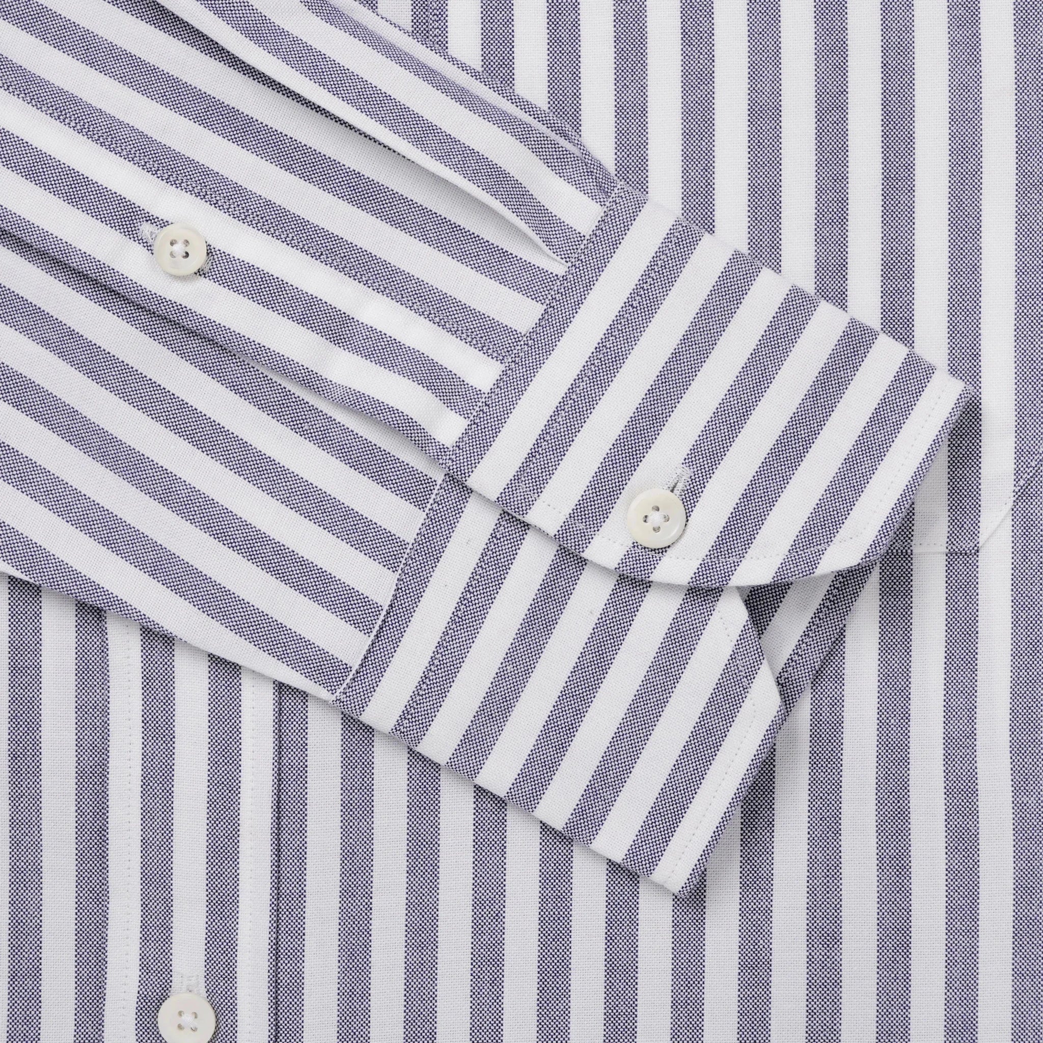 Thomas Pink Shirt Classic Fit Stripe Blue Cotton – Savile Row Menswear Outlet | Malford of London