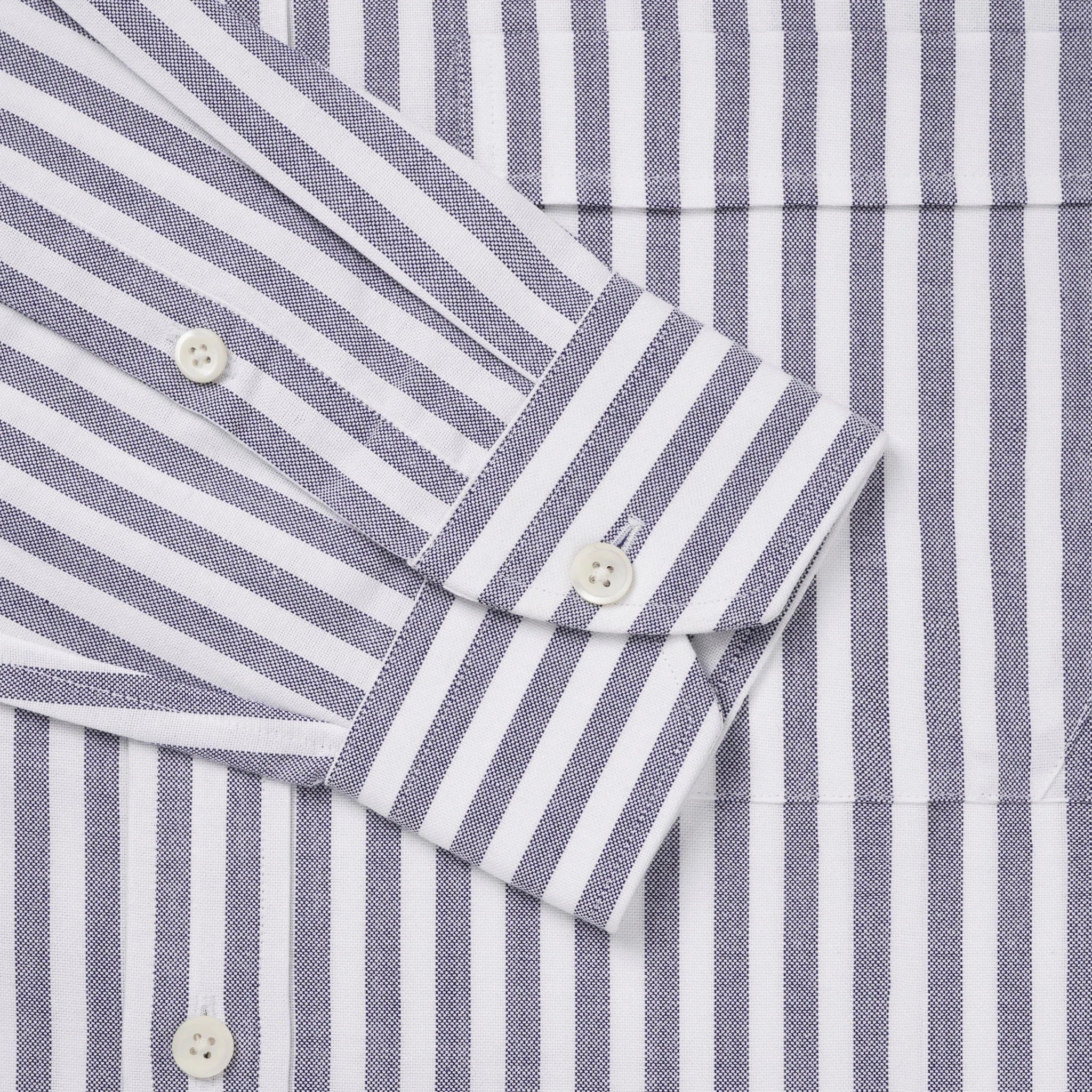 Thomas Pink Shirt Slim Fit Stripe Blue Cotton – Savile Row Menswear Outlet | Malford of London