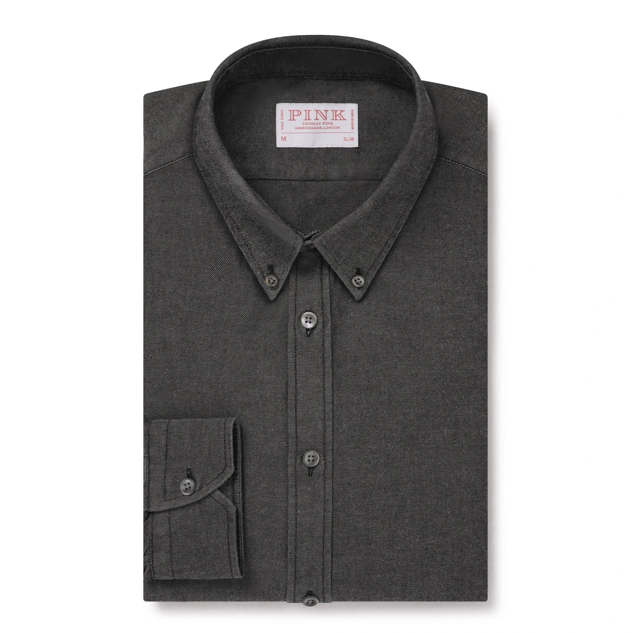 Thomas Pink Slim Fit Smart Casual Oxford Indigo Shirt – Savile Row Menswear Outlet | Malford of London