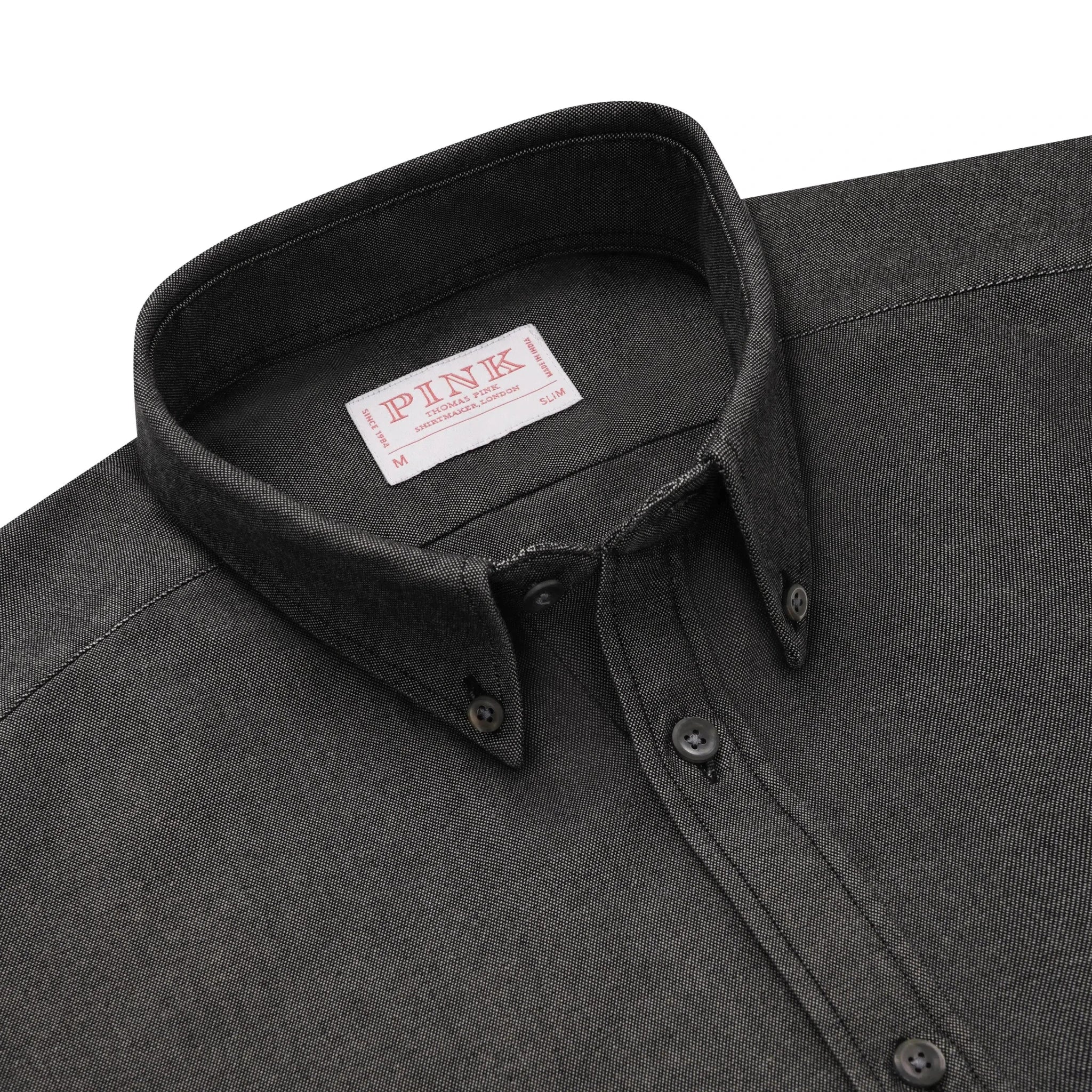 Thomas Pink Slim Fit Smart Casual Oxford Indigo Shirt – Savile Row Menswear Outlet | Malford of London