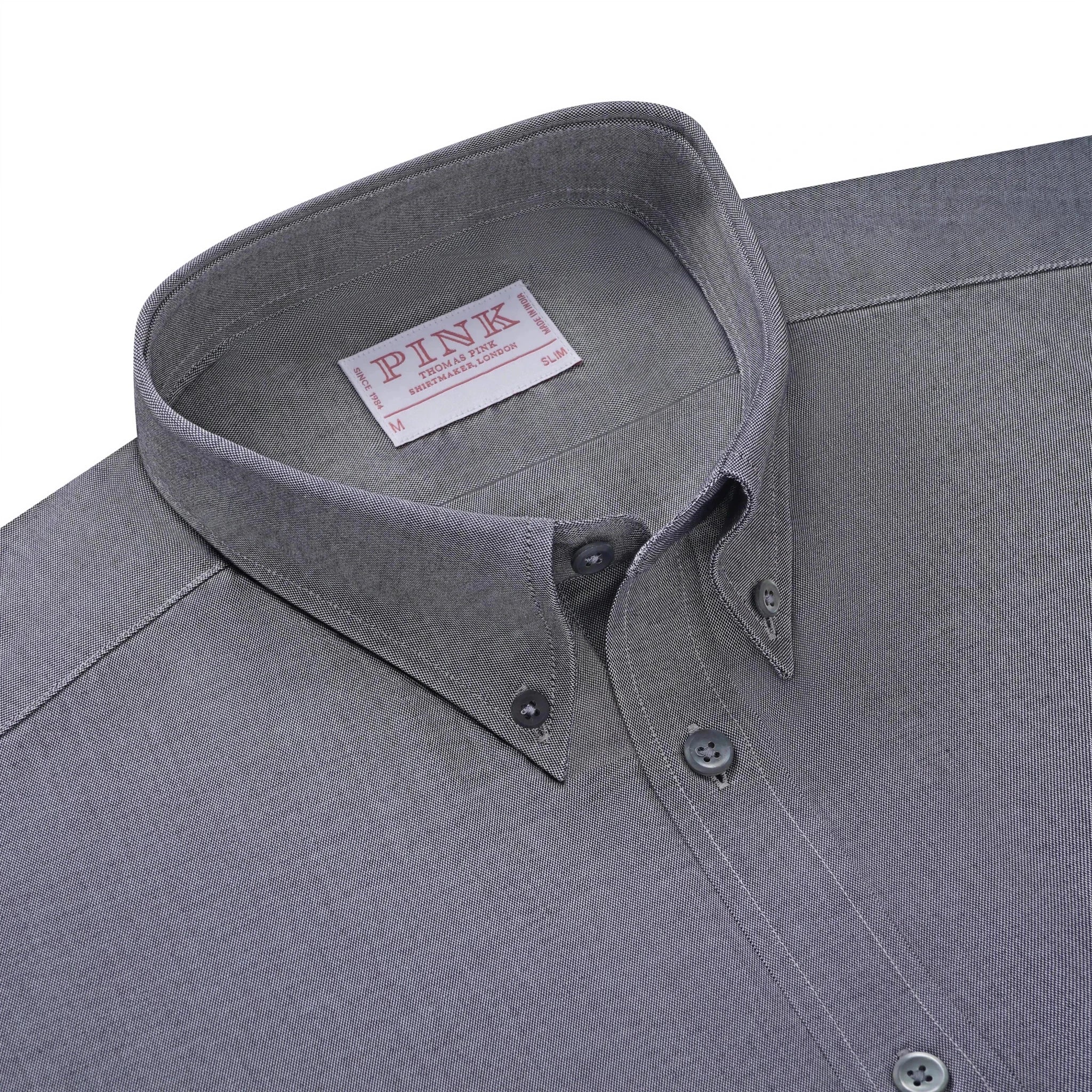Thomas Pink Slim Fit Smart Casual Panama Cotton Shirt – Savile Row Menswear Outlet | Malford of London