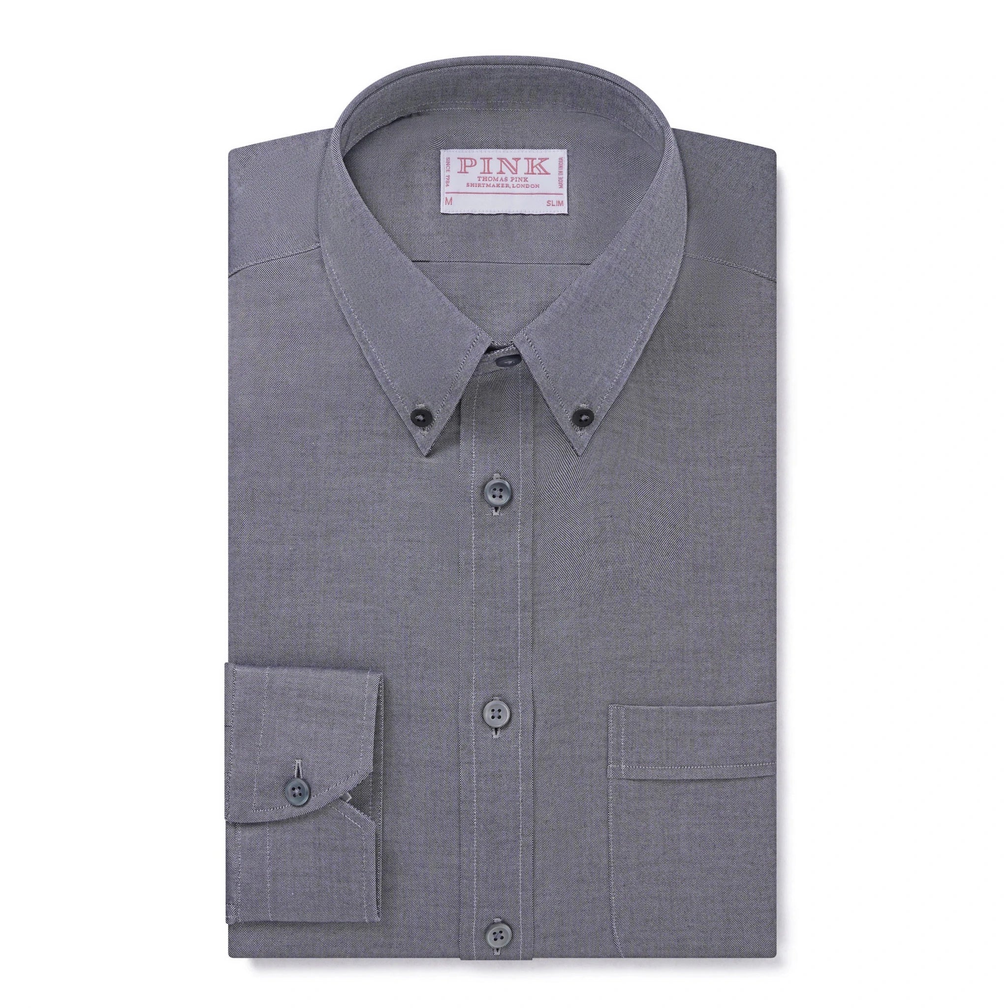 Thomas Pink Slim Fit Smart Casual Panama Cotton Shirt – Savile Row Menswear Outlet | Malford of London