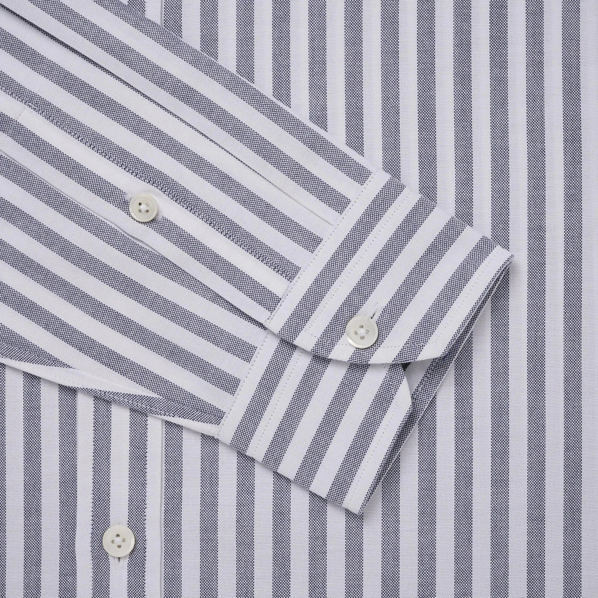 Thomas Pink Slim Fit Smart Casual Woven Stripe Shirt – Savile Row Menswear Outlet | Malford of London