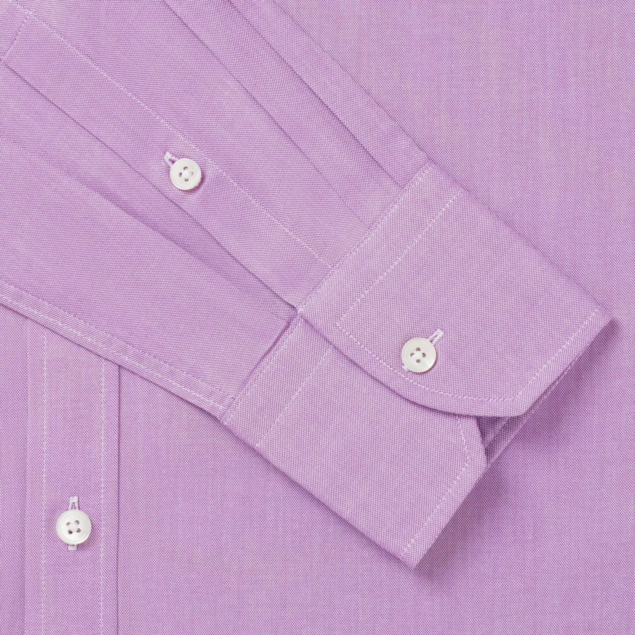Thomas Pink Tailored Fit Formal Oxford Cotton Shirt Purple – Savile Row Menswear Outlet | Malford of London