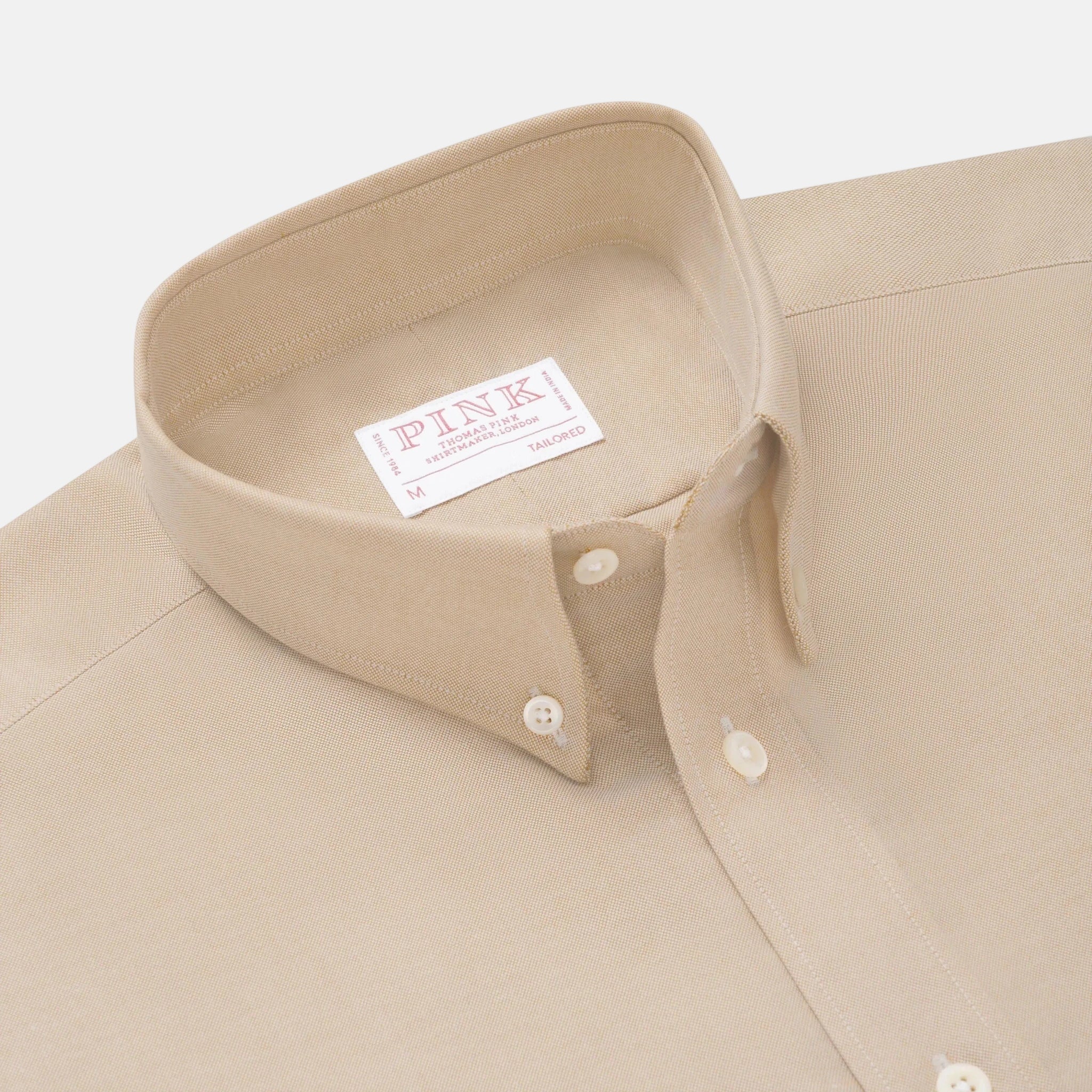 Thomas Pink Tailored Fit Smart Casual Contrast Oxford Shirt – Savile Row Menswear Outlet | Malford of London