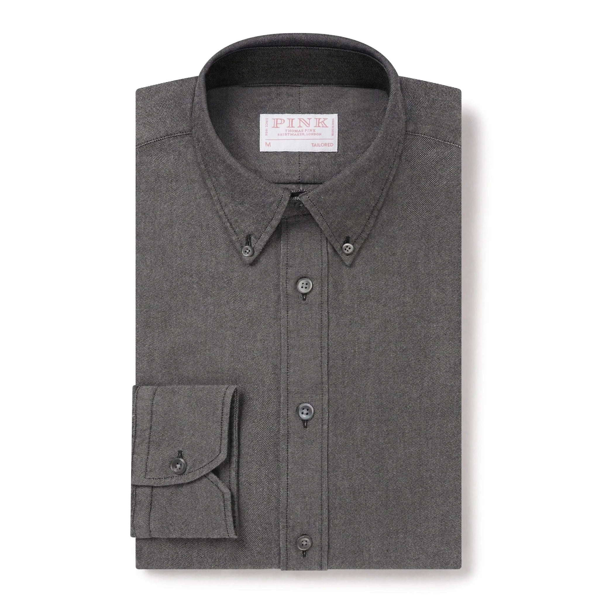 Thomas Pink Tailored Fit Smart Casual Oxford Indigo Shirt – Savile Row Menswear Outlet | Malford of London