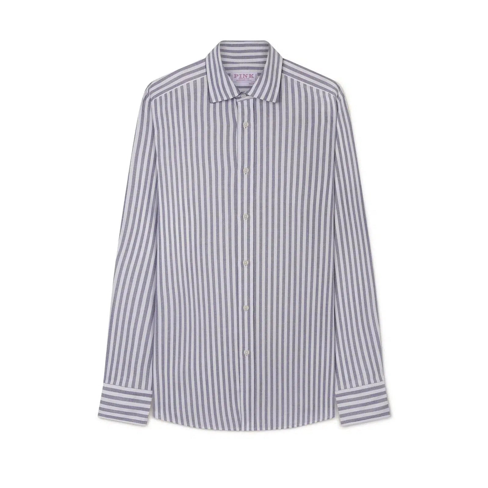 Thomas Pink Tailored Fit Smart Casual Woven Stripe Shirt – Savile Row Menswear Outlet | Malford of London